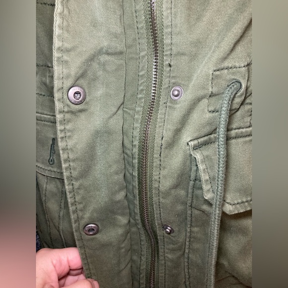 Hollister Khaki Green Stretch Jacket - Picture 5 of 15